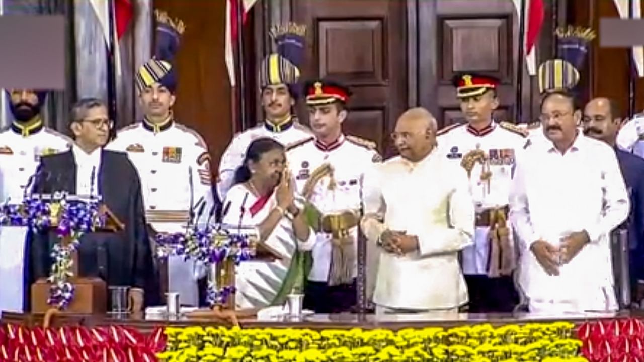 Droupadi Murmu Takes Oath As The Th President Of India See Pictures